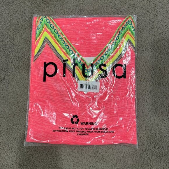 PitUSA Slip Dress in Hot Pink Size Petite - Picture 8 of 8